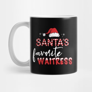 Santa's Favorite waitress Mug